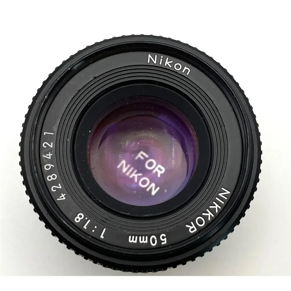 Nikon Nikkor 50mm f/1.8 AI Manual Focus Prime Lens F Mount Japan SN 4289421